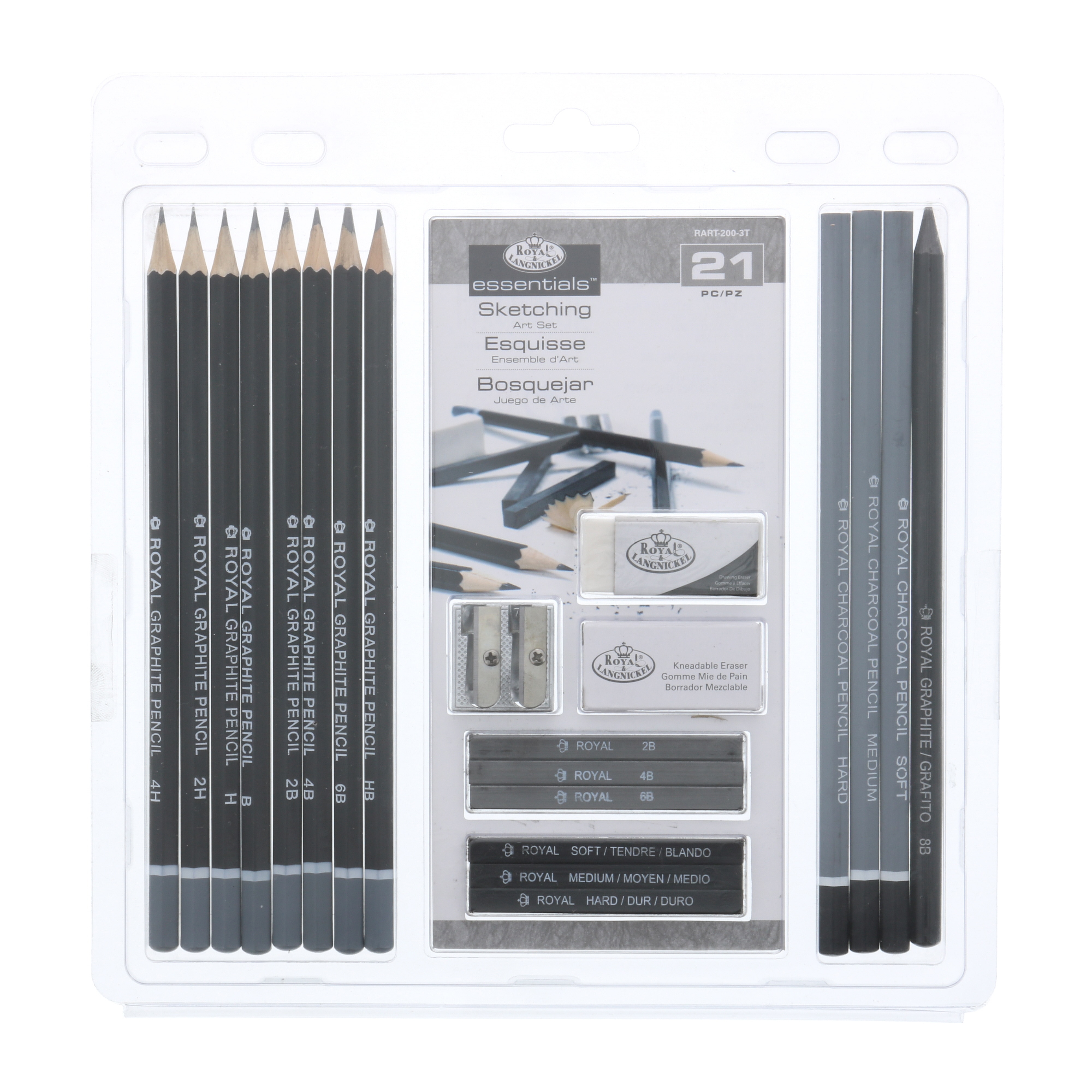 Royal Brush Essentials Sketching & Drawing Tin Set