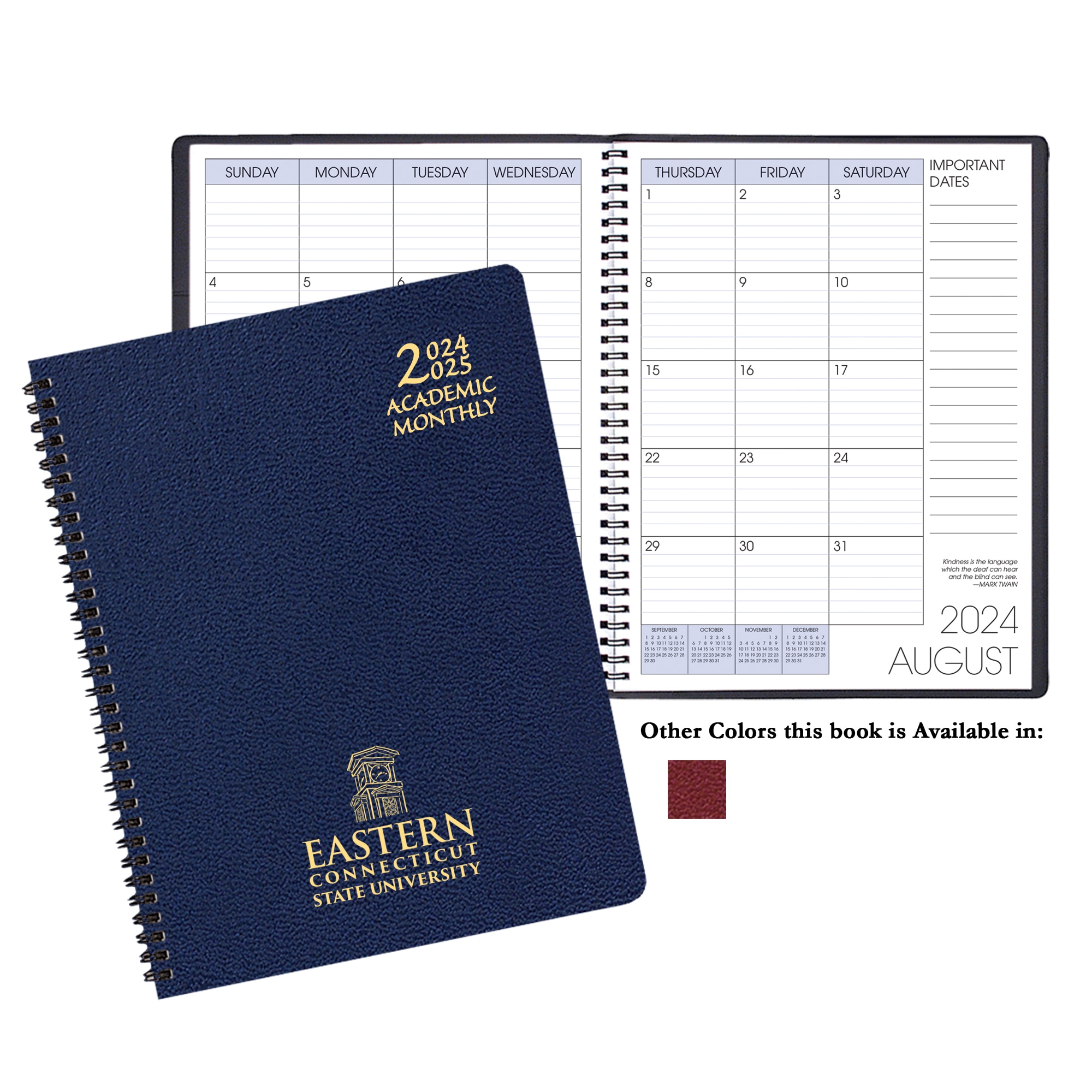 Payne 24-25 Imprinted Academic Monthly Planner  8.5"x11"