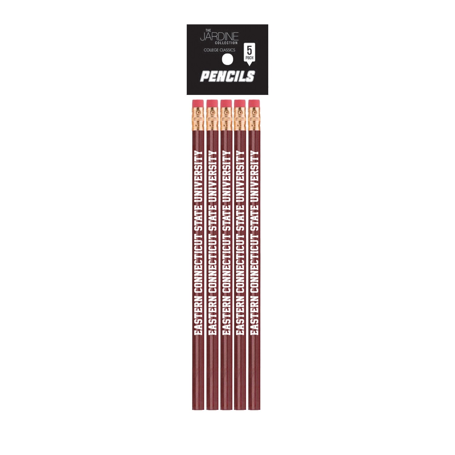 Emblematic Pencil 5pk School Name