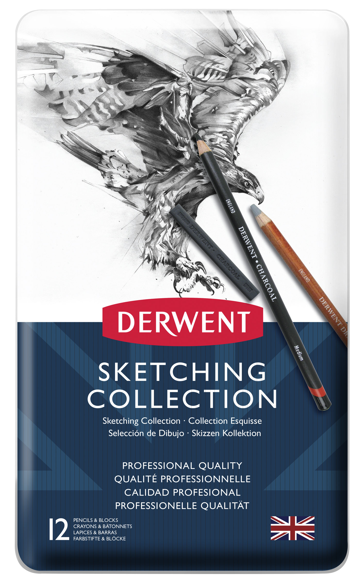 Derwent Sketching Collection 12-Piece Set