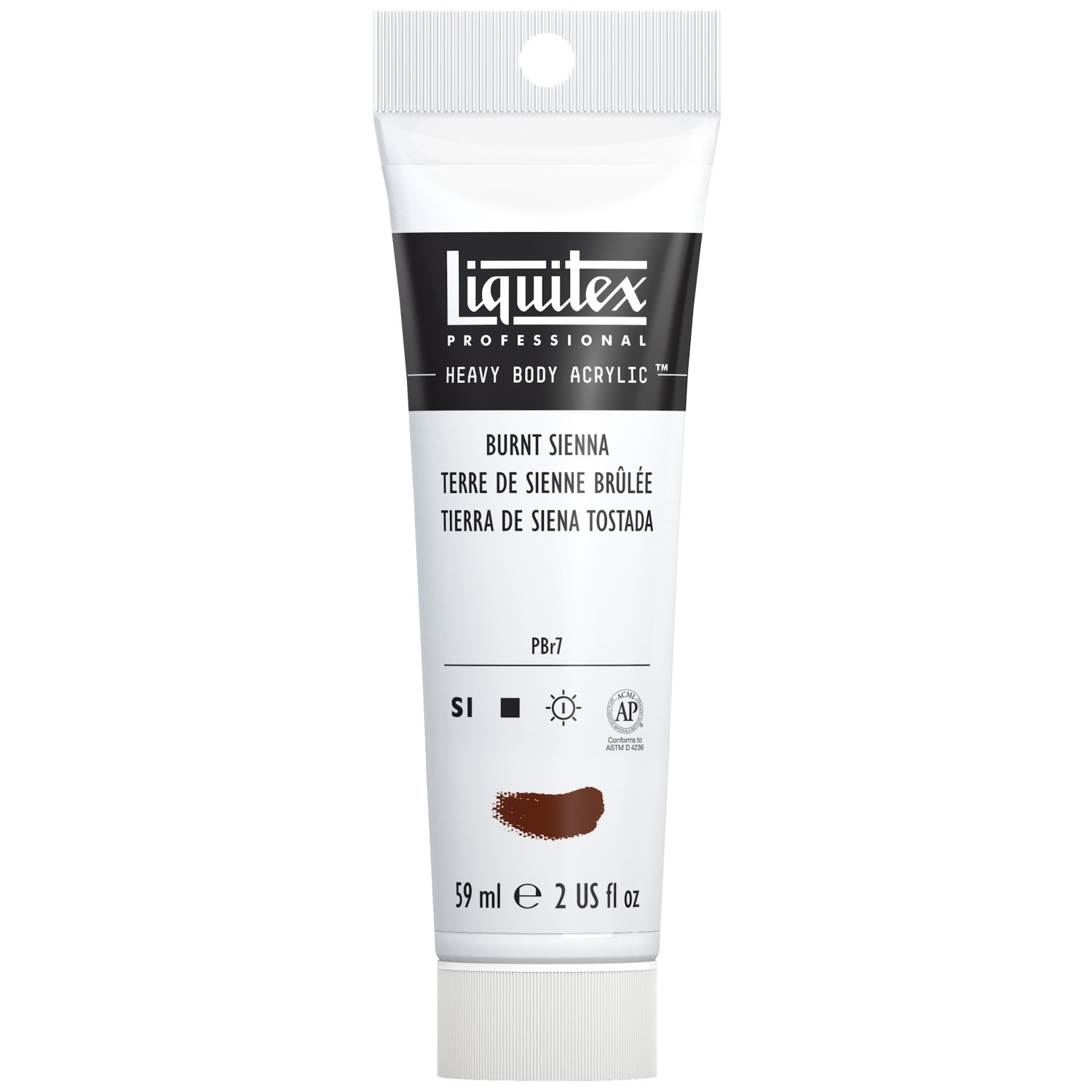 Liquitex Professional Heavy Body Acrylic Color, 2 oz. Tube, Burnt Sienna