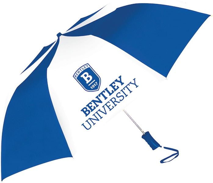 Bentley University "The Sport" 2-Tone Emblematic Umbrella Automatic Folding 48" Coverage