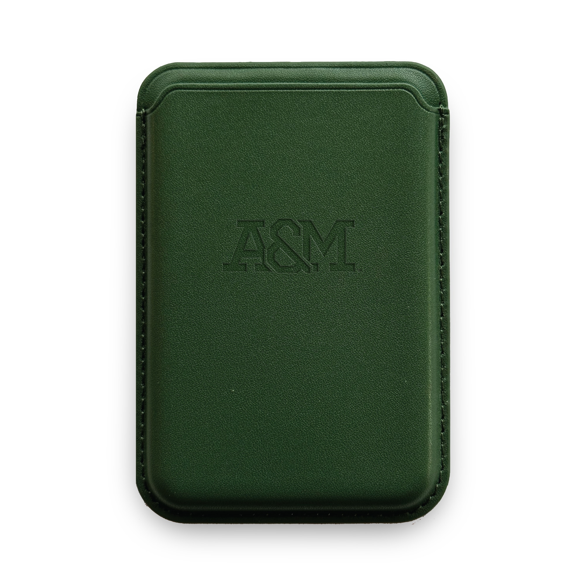 Monaco Leather Cellphone ID wallet with MagSafe Green