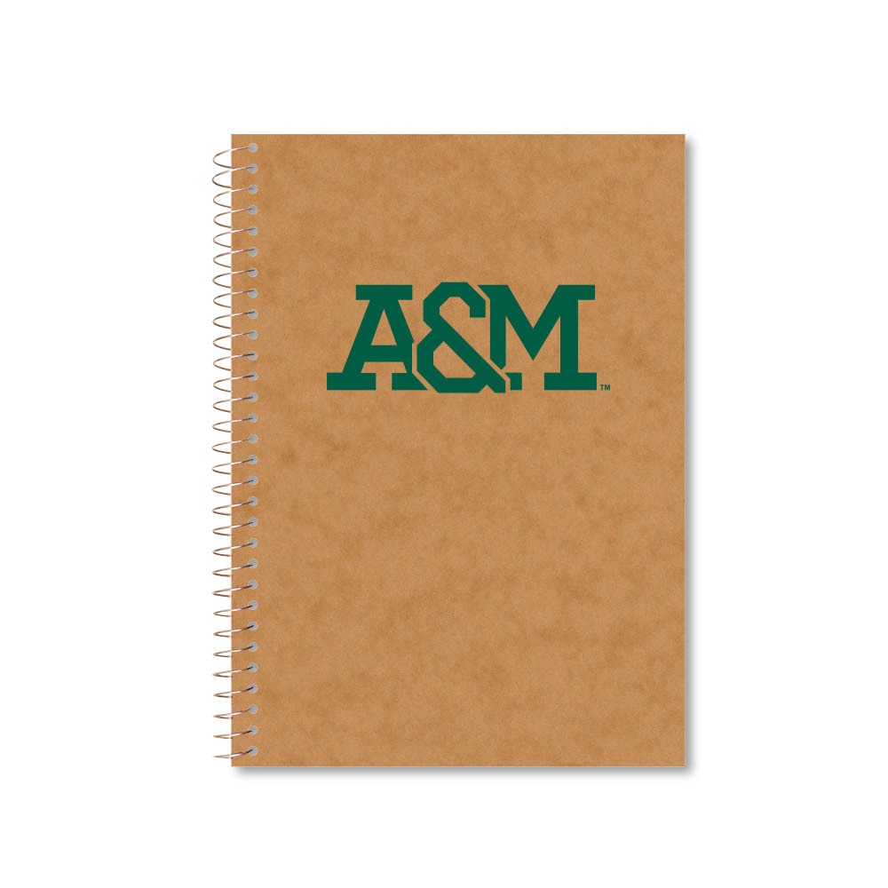 Roaring Premium 3 Subject 9.5 x 6.5 Notebook, College Ruled 20lb Paper, Pressboard Foil Cover
