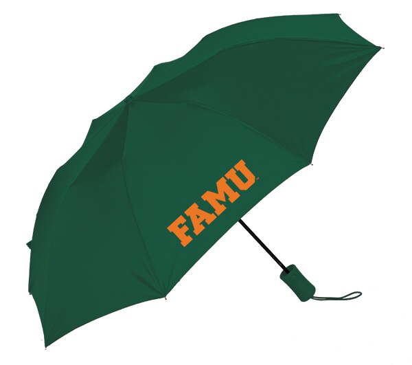 "The Victory" Solid Emblematic Umbrella Automatic Folding 42" Coverage