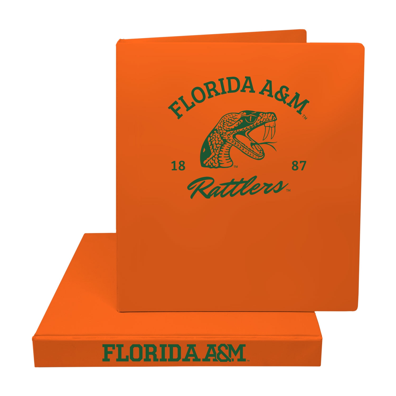 1" Imprinted Binder Mascot