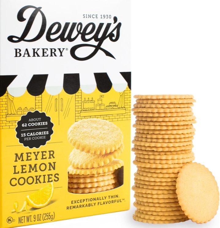 Dewey's lemon cookie 9oz box