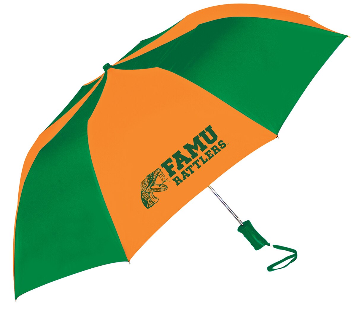 The Sport 2-Tone Emblematic Umbrella Automatic Folding 48" Coverage