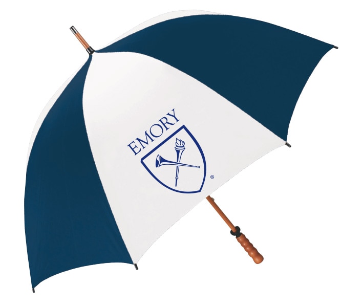 Emory University "The Eagle" Sporty Wood Shaft Golf Umbrella 62"