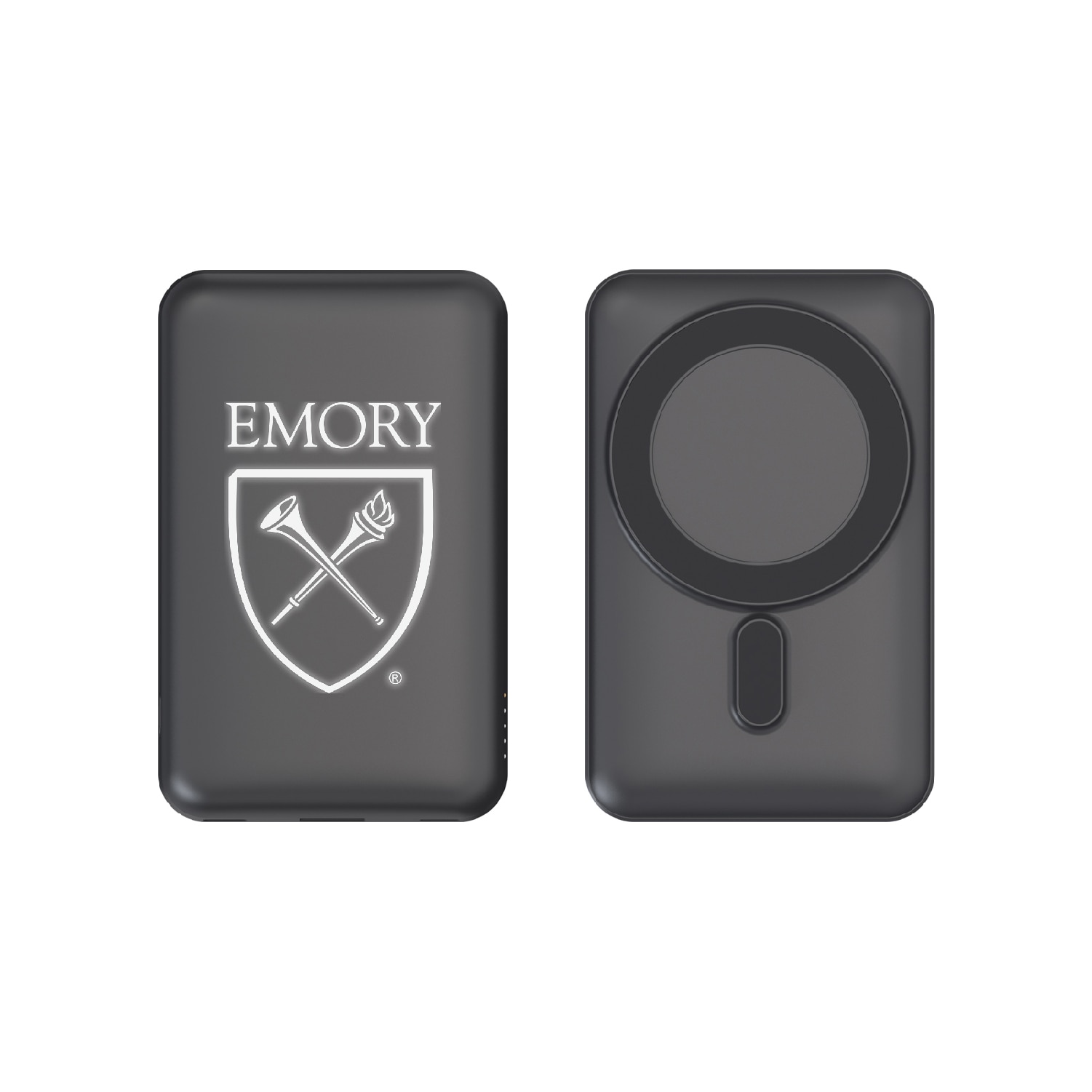 Emory University Mag Safe Compatible Power Bank, Black, Alumni