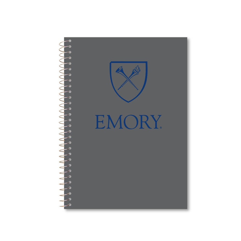 Roaring Premium 3 Subject 9.5 x 6.5 Notebook, College Ruled 20lb Paper, Pressboard Foil Cover