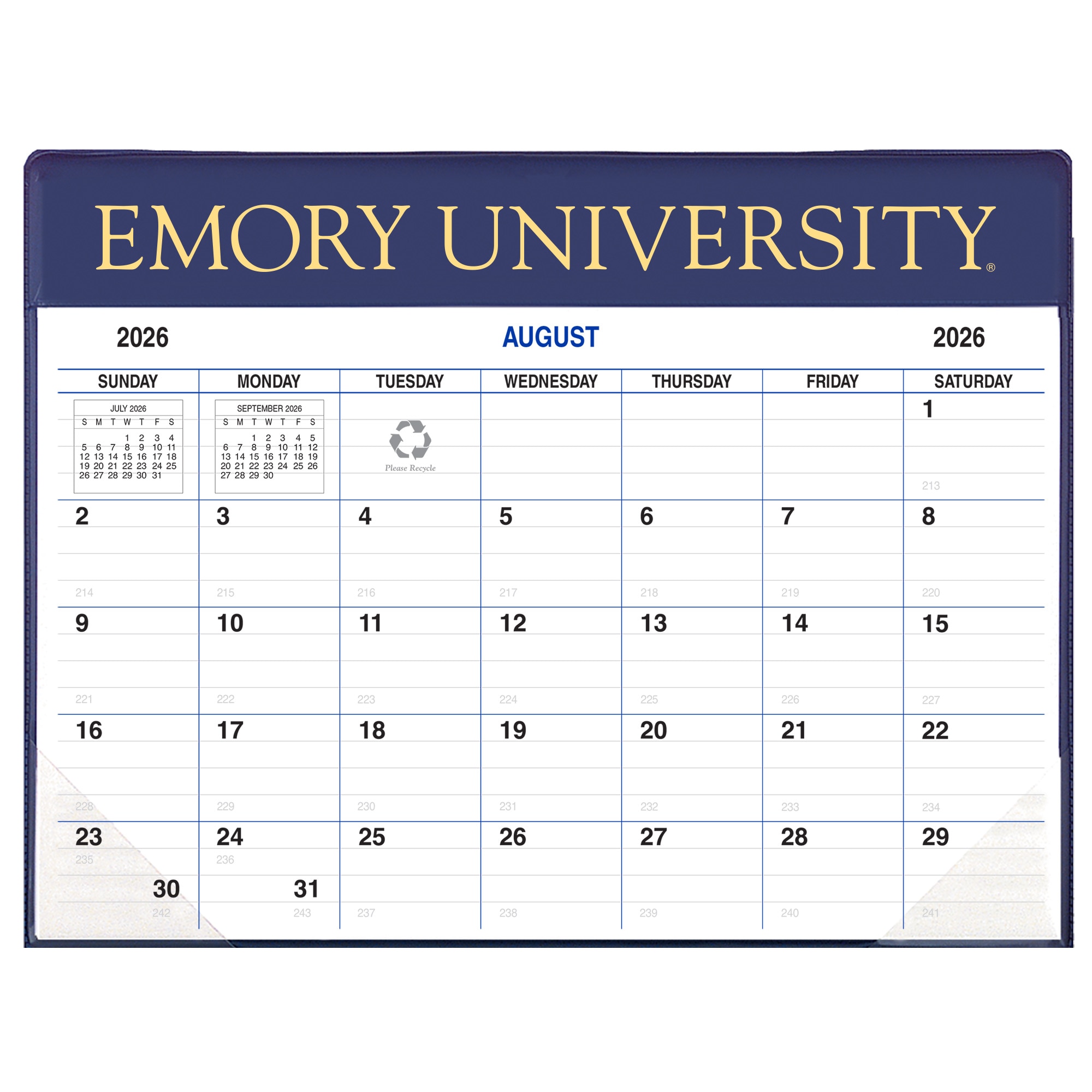 Payne '26-'27 Imprinted Academic Calendar Pad