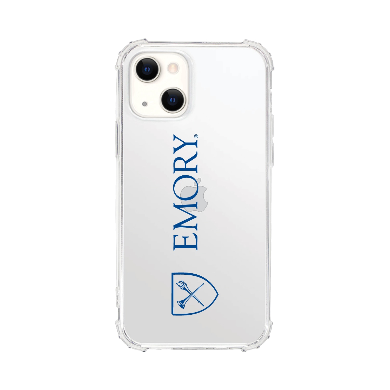 Emory University-Clear Tough Edge Phone Case, Classic - iPhone 15 Plus