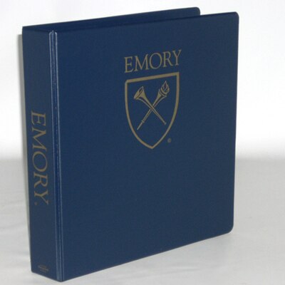 1 Inch Vinyl Binder 8.5x11 Round Ring 1 Color Imprint