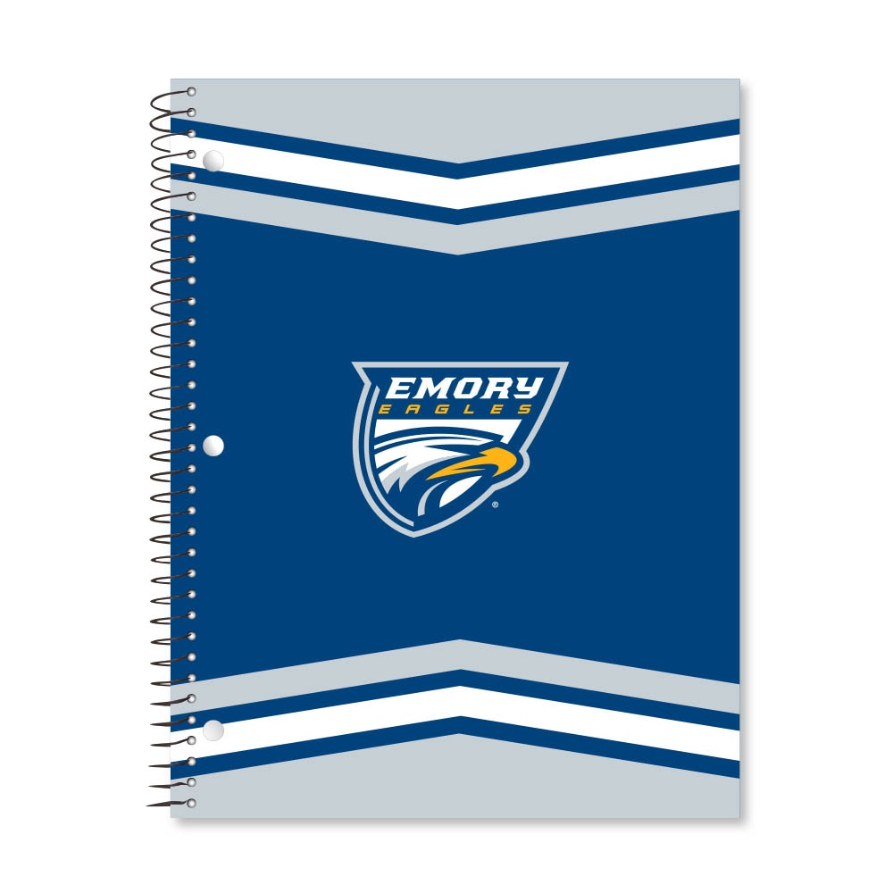 Digi Color Warp 1 Subject 11"x8.5" 70 Count College Ruled Spiral Notebook