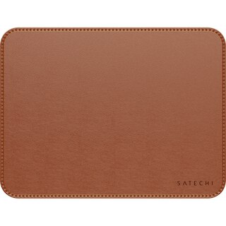 Satechi Vegan-Leather Prem Mouse Pad- Brown