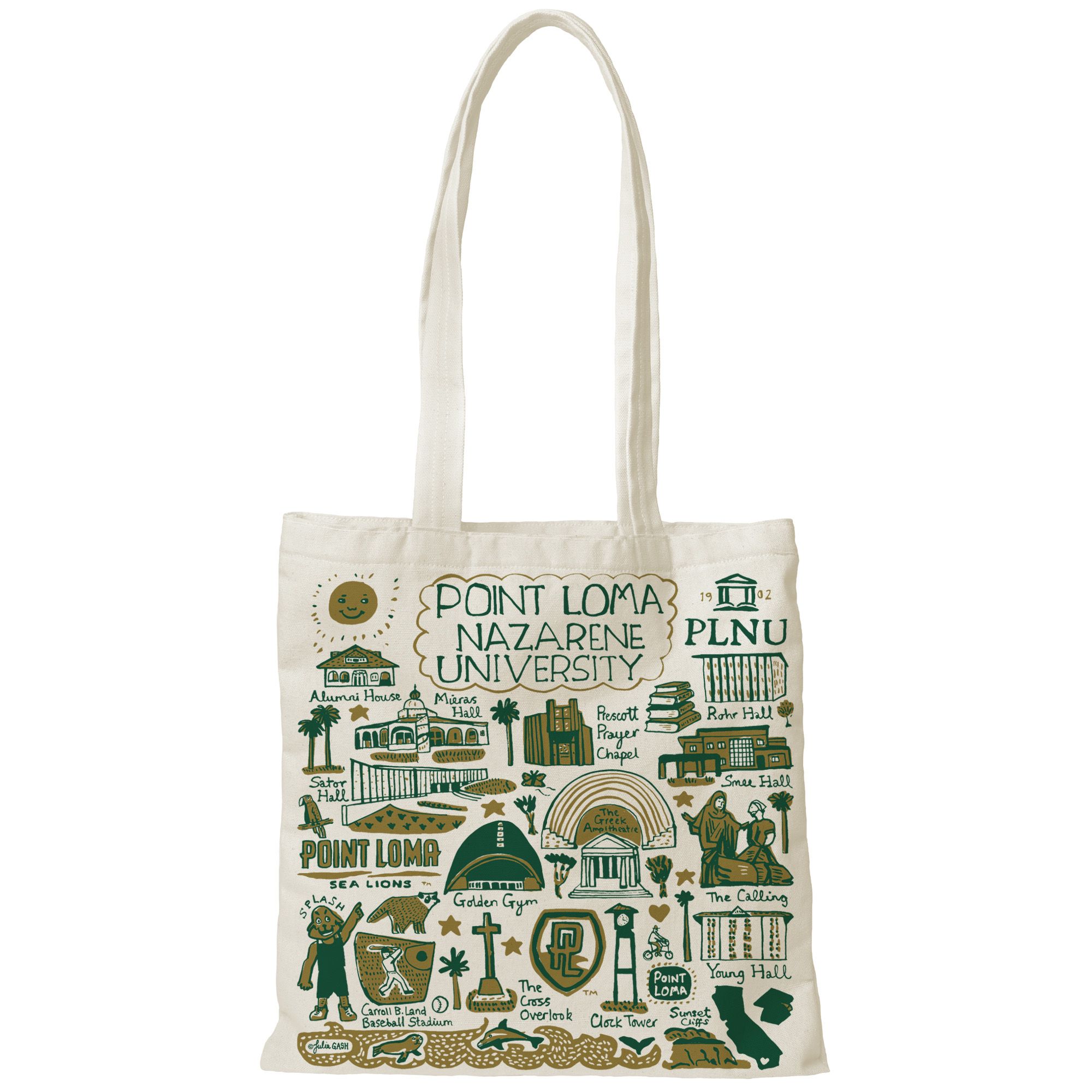 Point Loma Nazarene University Julia Gash Tote canvas