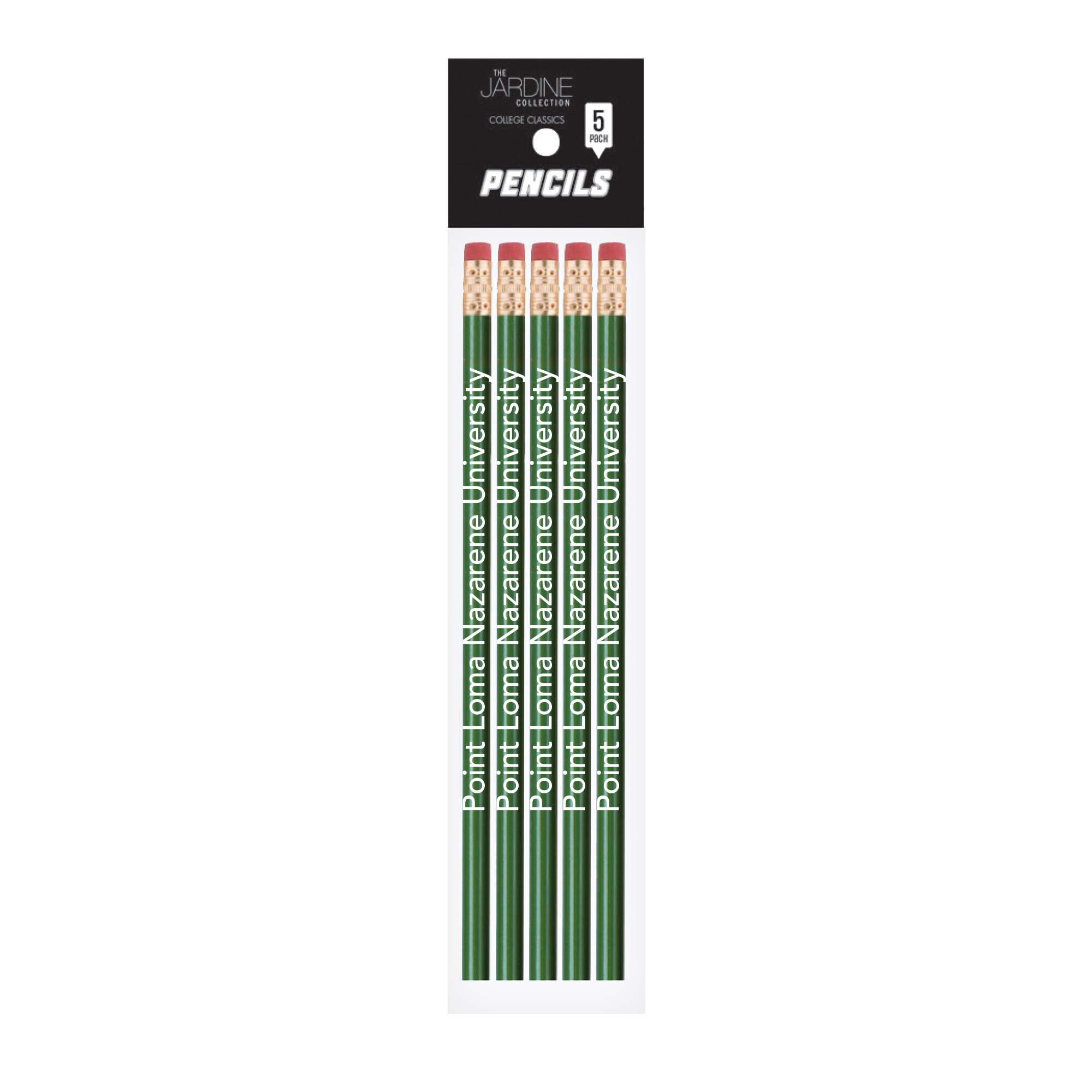 Emblematic Pencil 5pk School Name