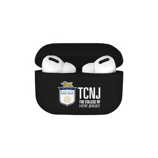 Image 1: The College of New Jersey - Airpod 3rd Gen Case (TPU), Black, Classic V1