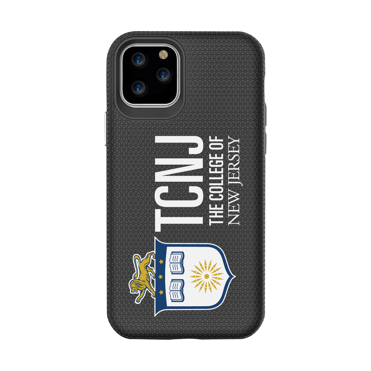 The College of New Jersey Lions Black Tough Shell Phone Case,  Classic- iPhone 13 Pro