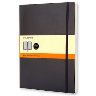 Moleskine Classic Notebook XL Ruled Scarlt Red Soft Cover