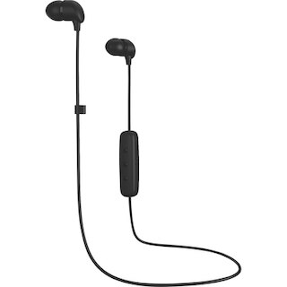 Happy Plugs InEar Earbuds Wireless with Mic Black