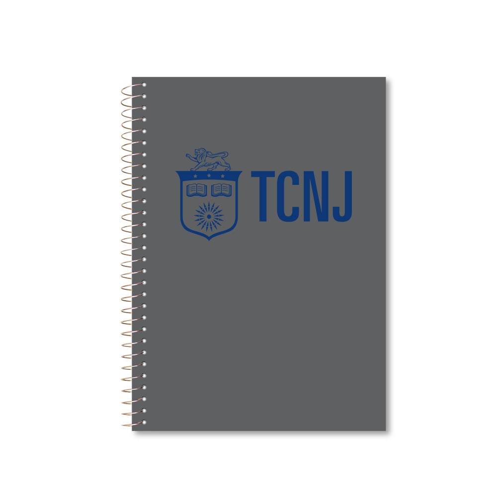 Roaring Premium 3 Subject 9.5 x 6.5 Notebook, College Ruled 20lb Paper, Pressboard Foil Cover