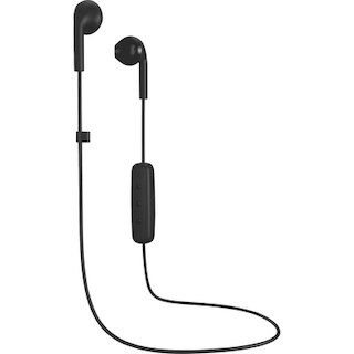 Happy Plugs Earbuds Plus Wireless with Mic Black