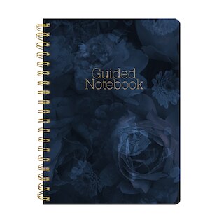 Guided notedbook, with 3 sections