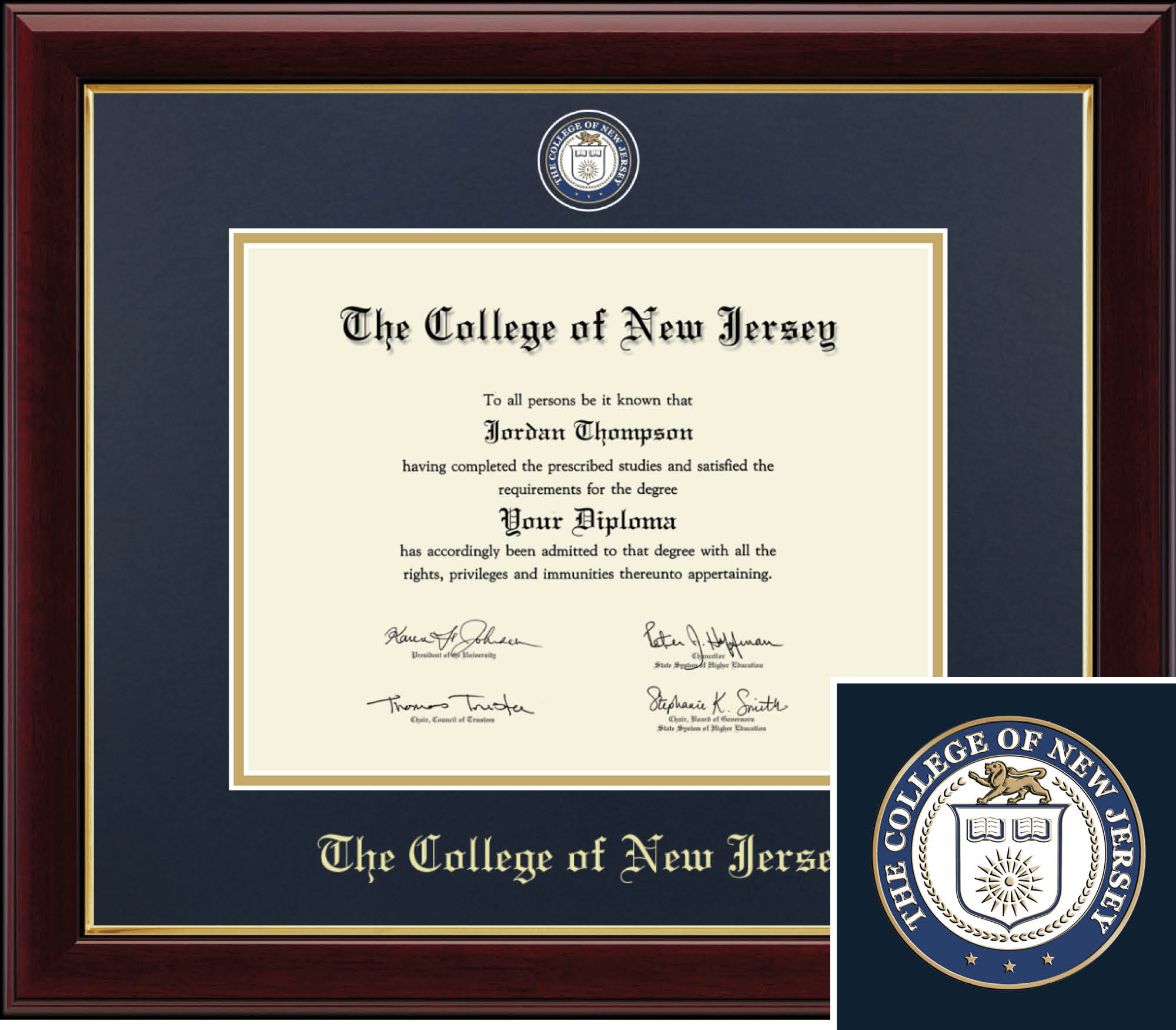 Church Hill Classics Masterpiece 8.5x11 Cherry Diploma Frame