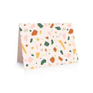 TERRAZZO, BLANK BOXED CARDS SET OF 10