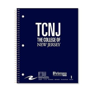 Roaring Premium 1 Subject Notebook 8.5x11 College Ruled  20lb Paper Saranac Cover with Foil