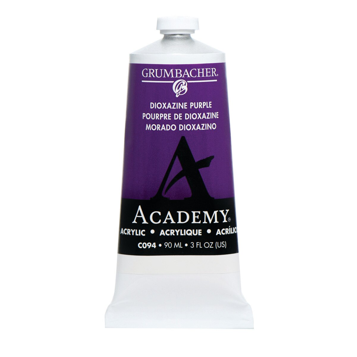 Grumbacher Academy Acrylic, 90ml Tube, Dioxazine Purple