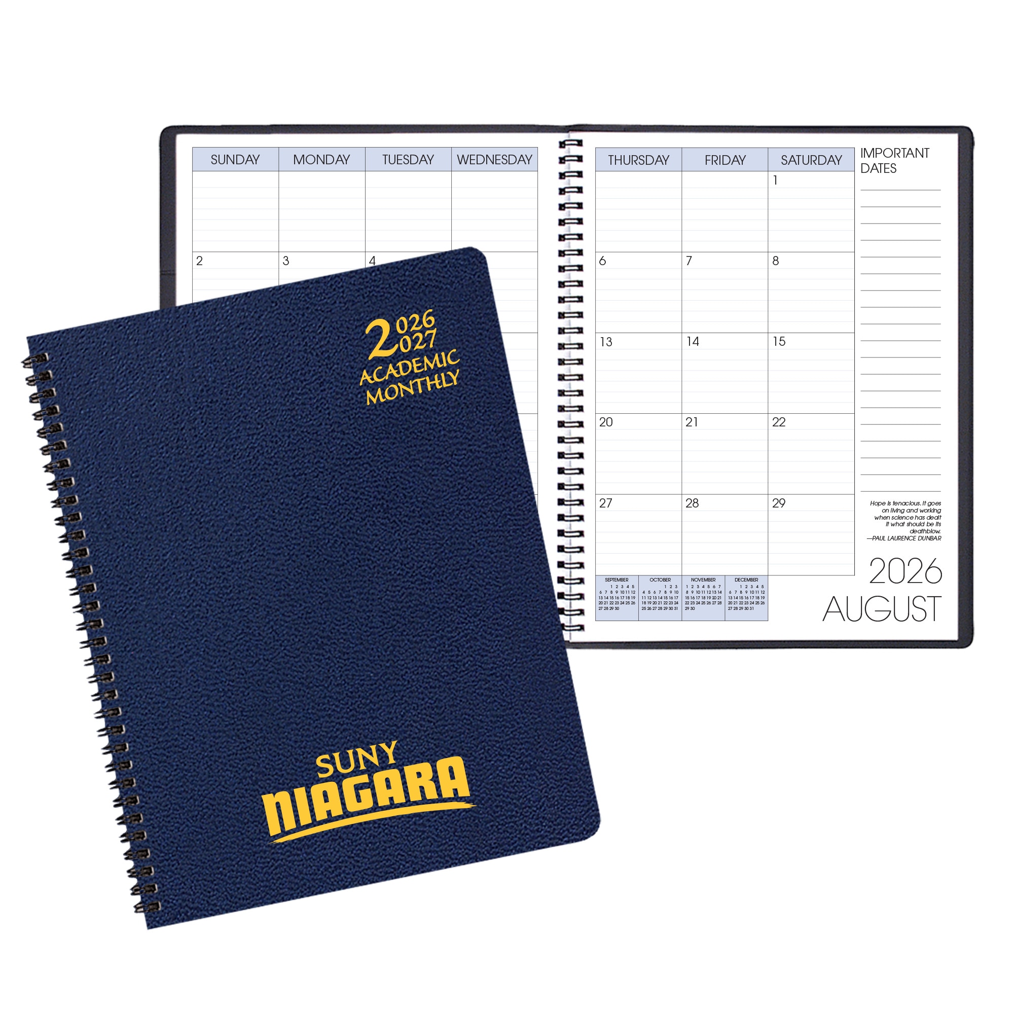Payne '26-'27 Imprinted Academic Monthly Planner