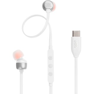 JBL Tune 310C Wired In-Ear Headphones with USB Type-C- White