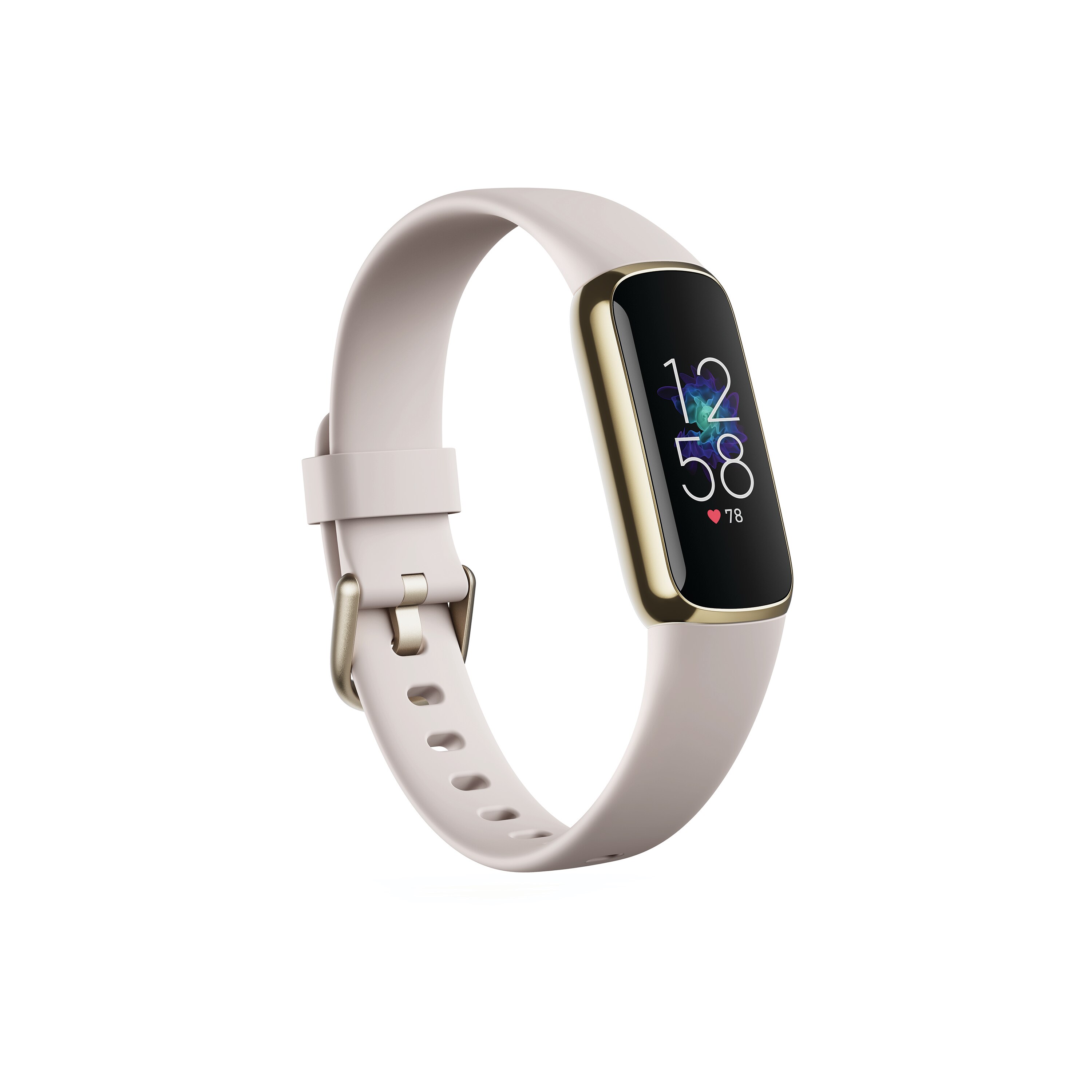 Fitbit Luxe Fitness Tracker- Soft Gold White