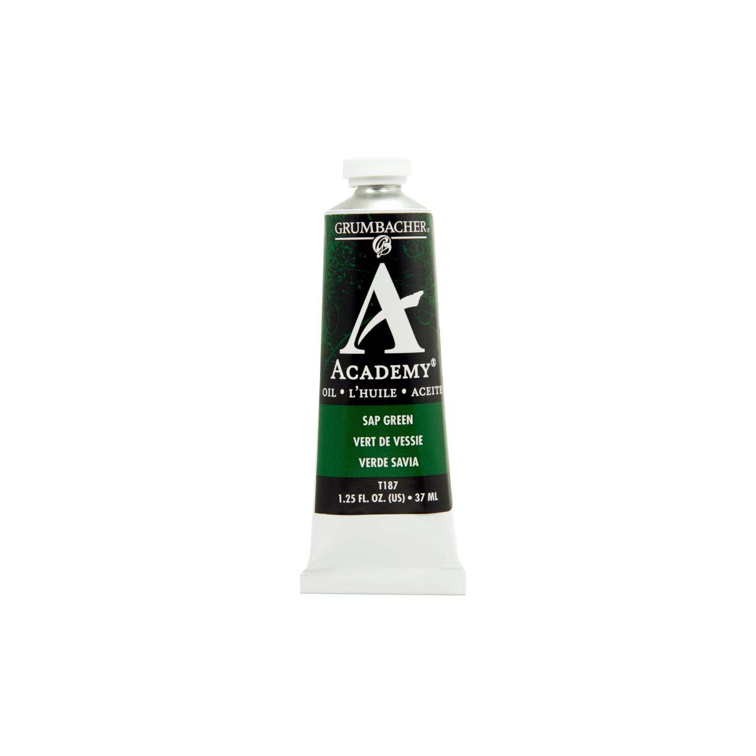 Grumbacher Academy Oil Color, 37ml Tube, Sap Green