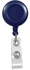 Retractable Id Tag Blue