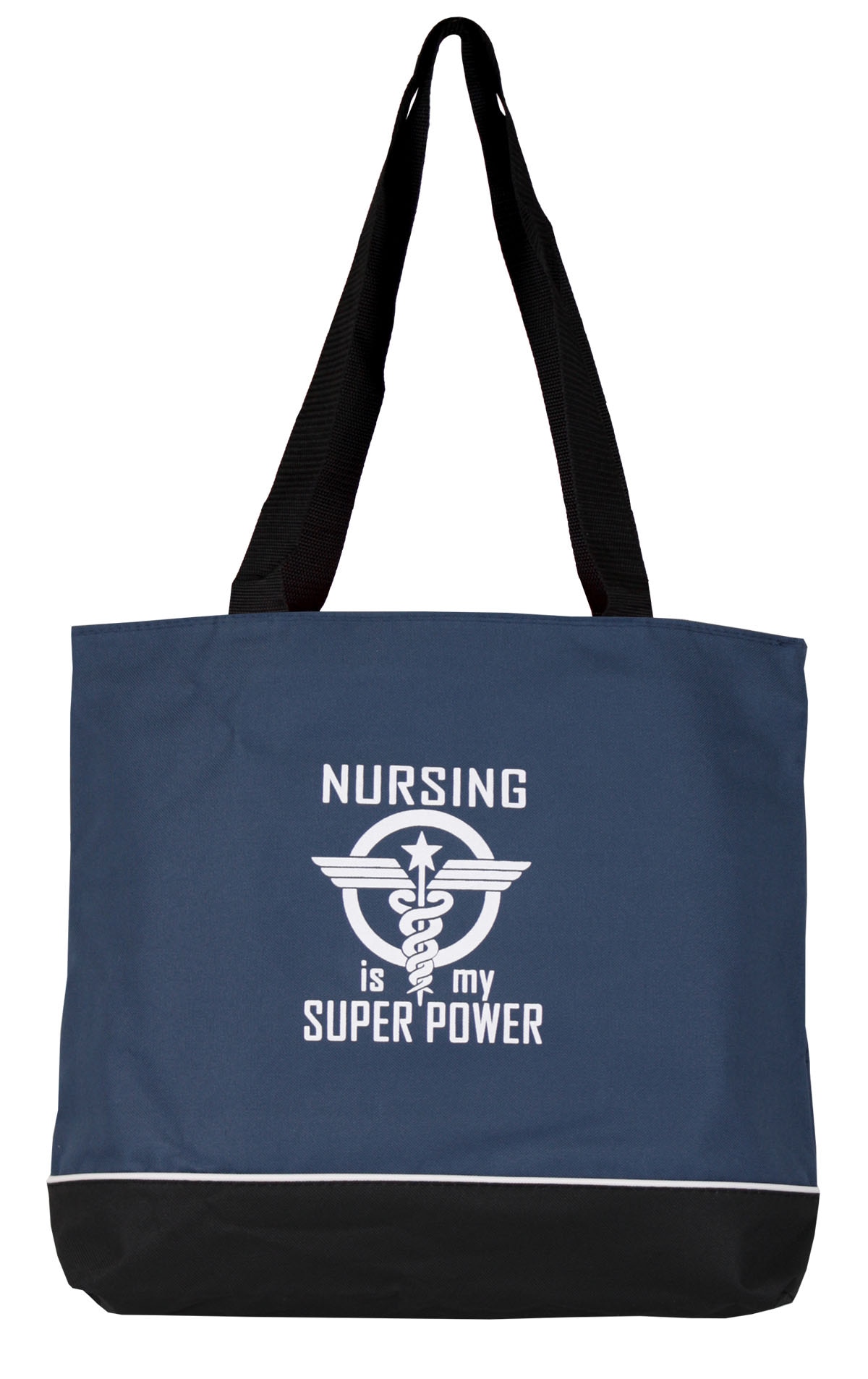 Superpowers Nursing Tote Nvy