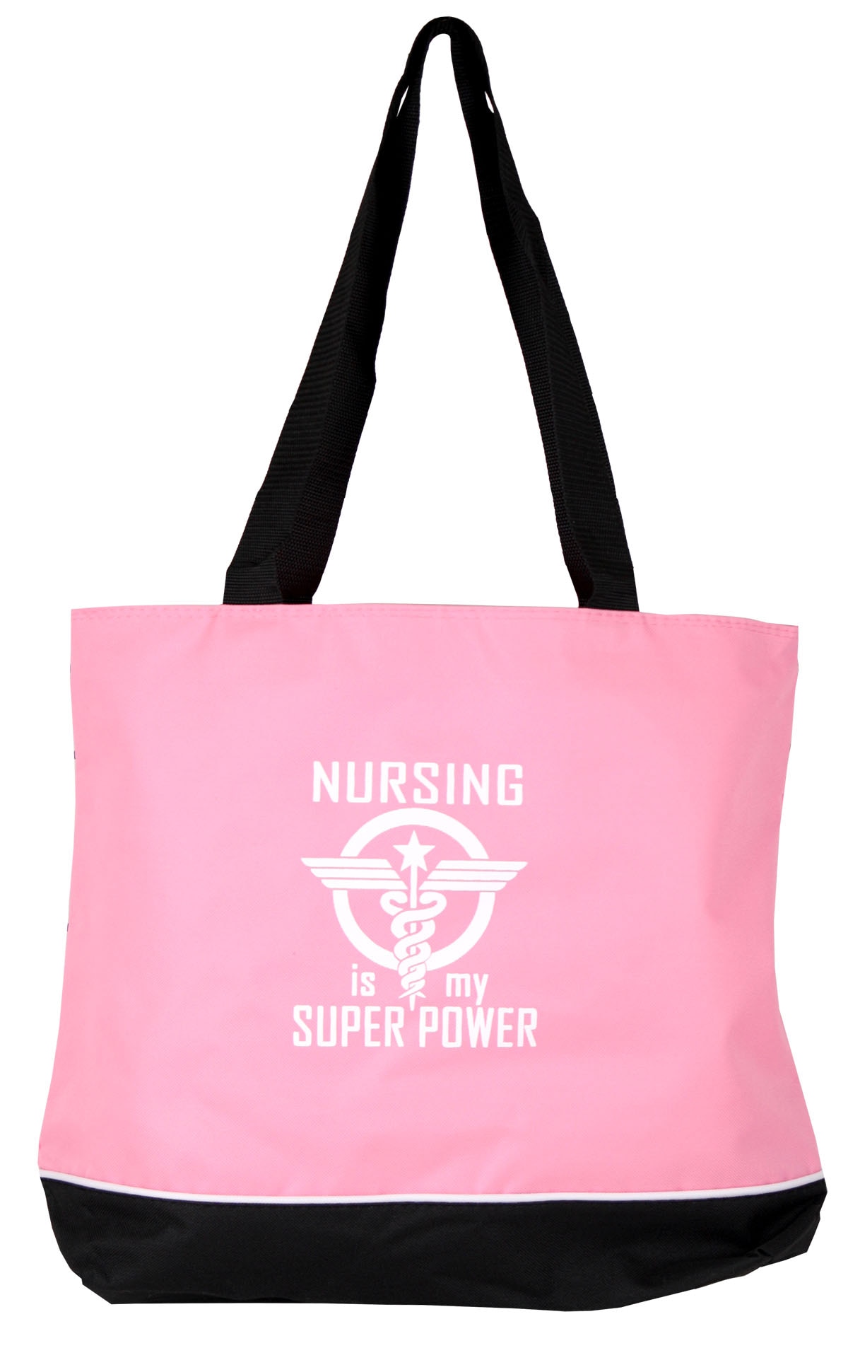 Superpowers Nursing Tote Pnk