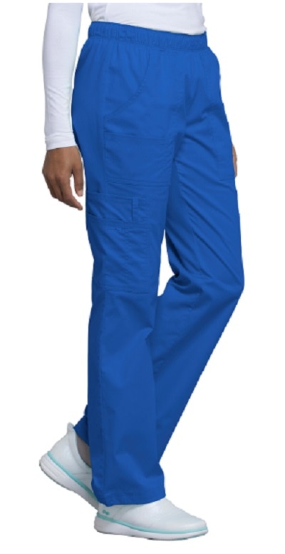 Mid-Rise Pull-On Cargo Pant