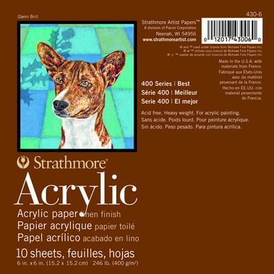 Strathmore Acrylic Paper Pad, 400 Series, 9" x 12"