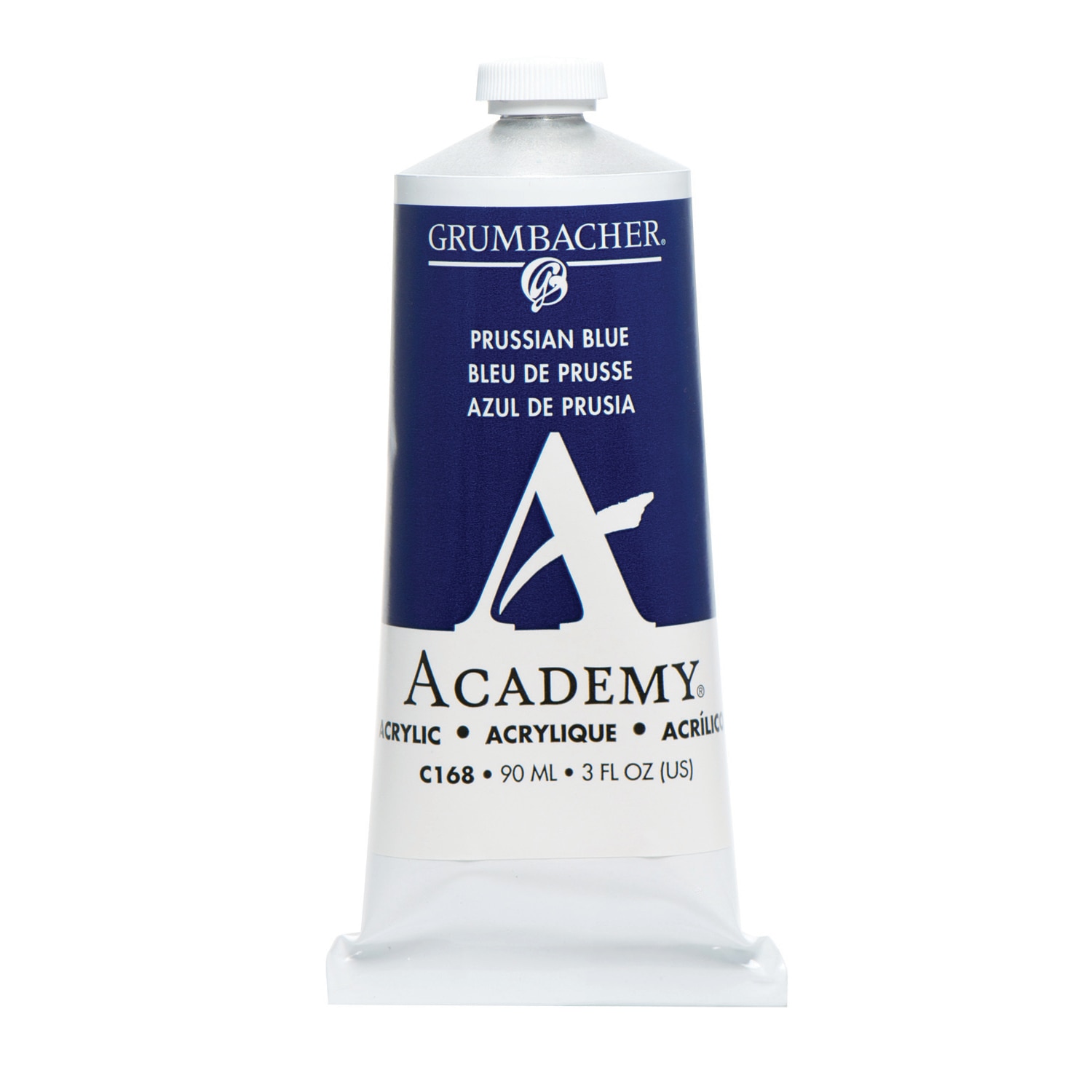 Grumbacher Academy Acrylic, 90ml Tube, Prussian Blue