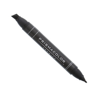 Prismacolor Premier Art Marker, Chisel/Fine, Black