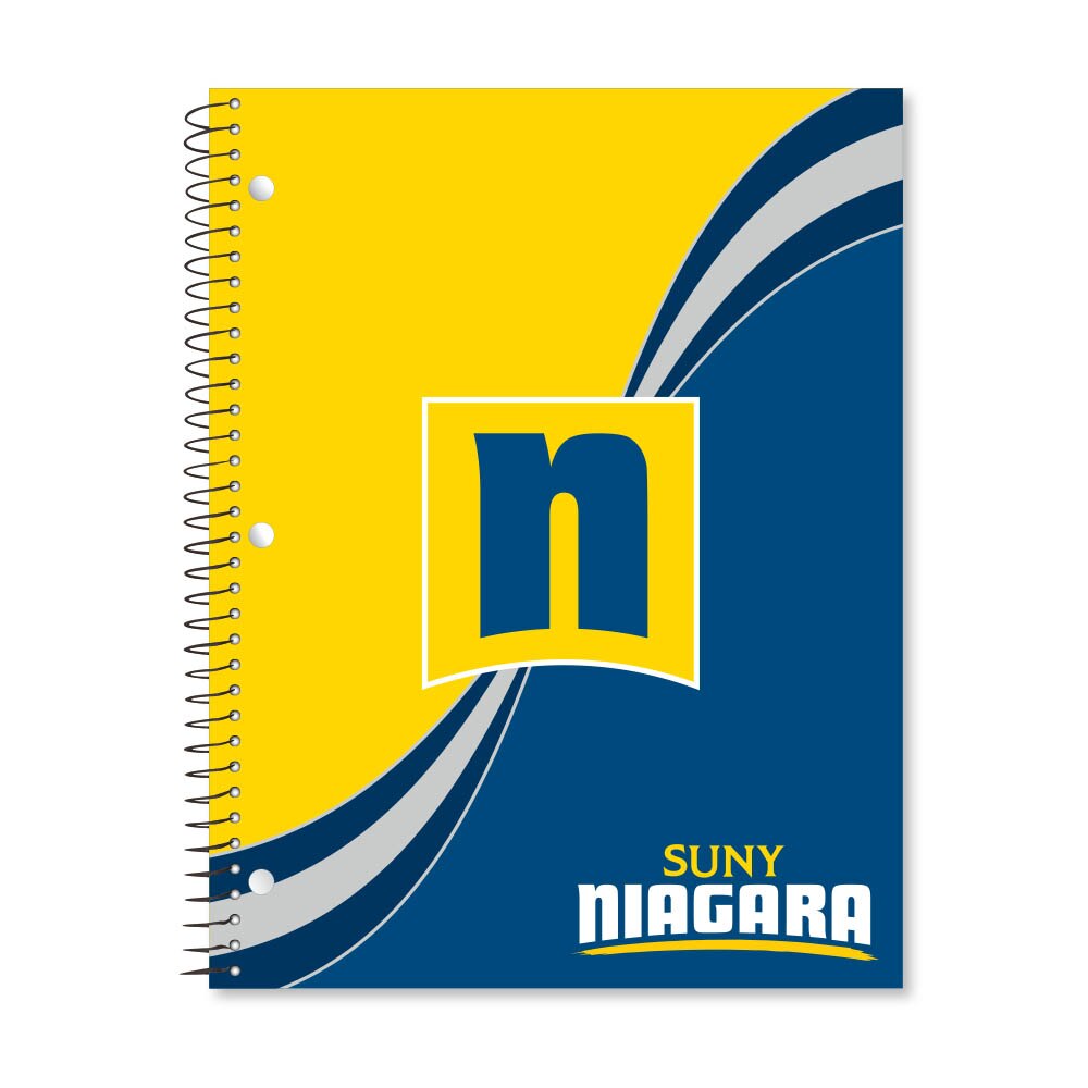 Digi Curve Divide 1 Subject 11"x8.5" 70 Count College Ruled Spiral Notebook