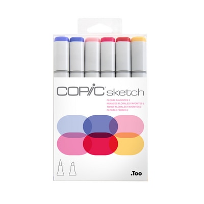 Copic(R) Sketch Marker Set, Floral Favorites 2