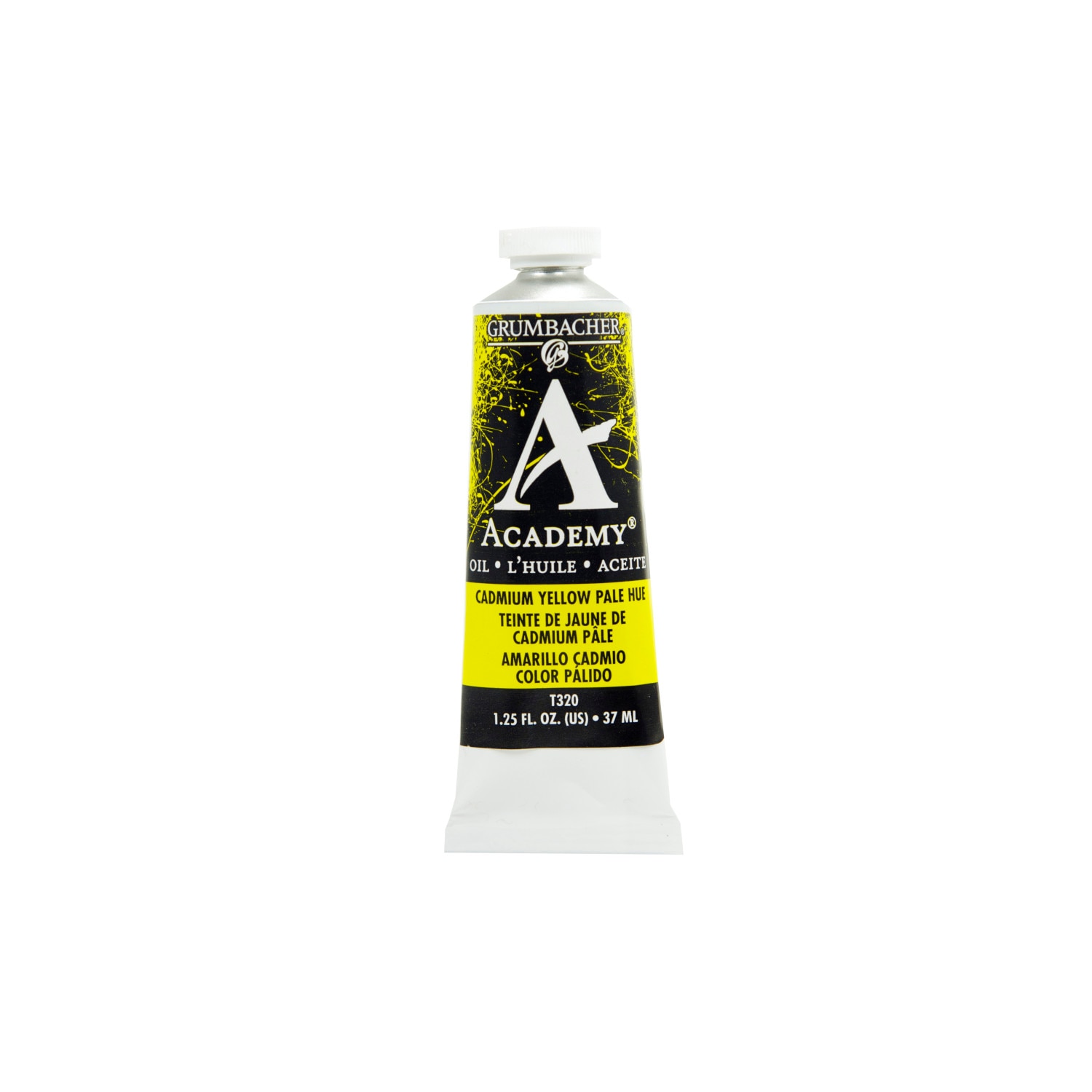 Grumbacher Academy Oil Color, 37ml Tube, Cadmium Yellow Pale Hue