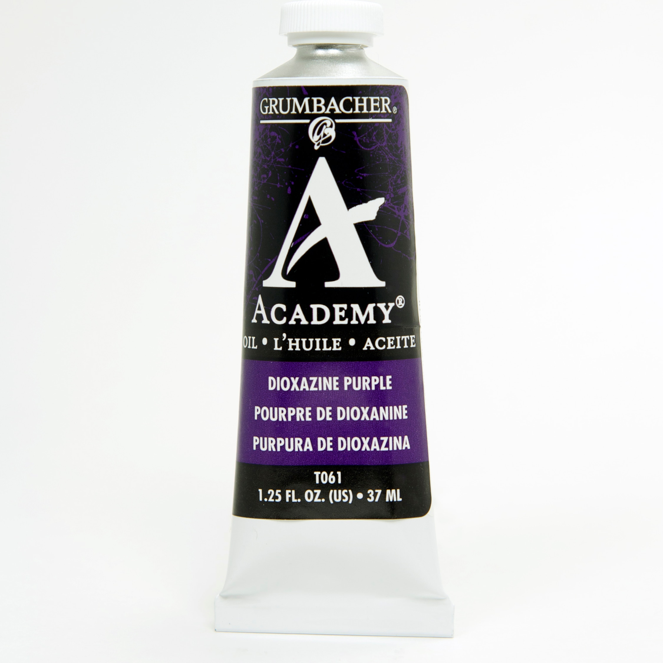 Grumbacher Academy Oil Color, 37ml Tube, Dioxazine Purple