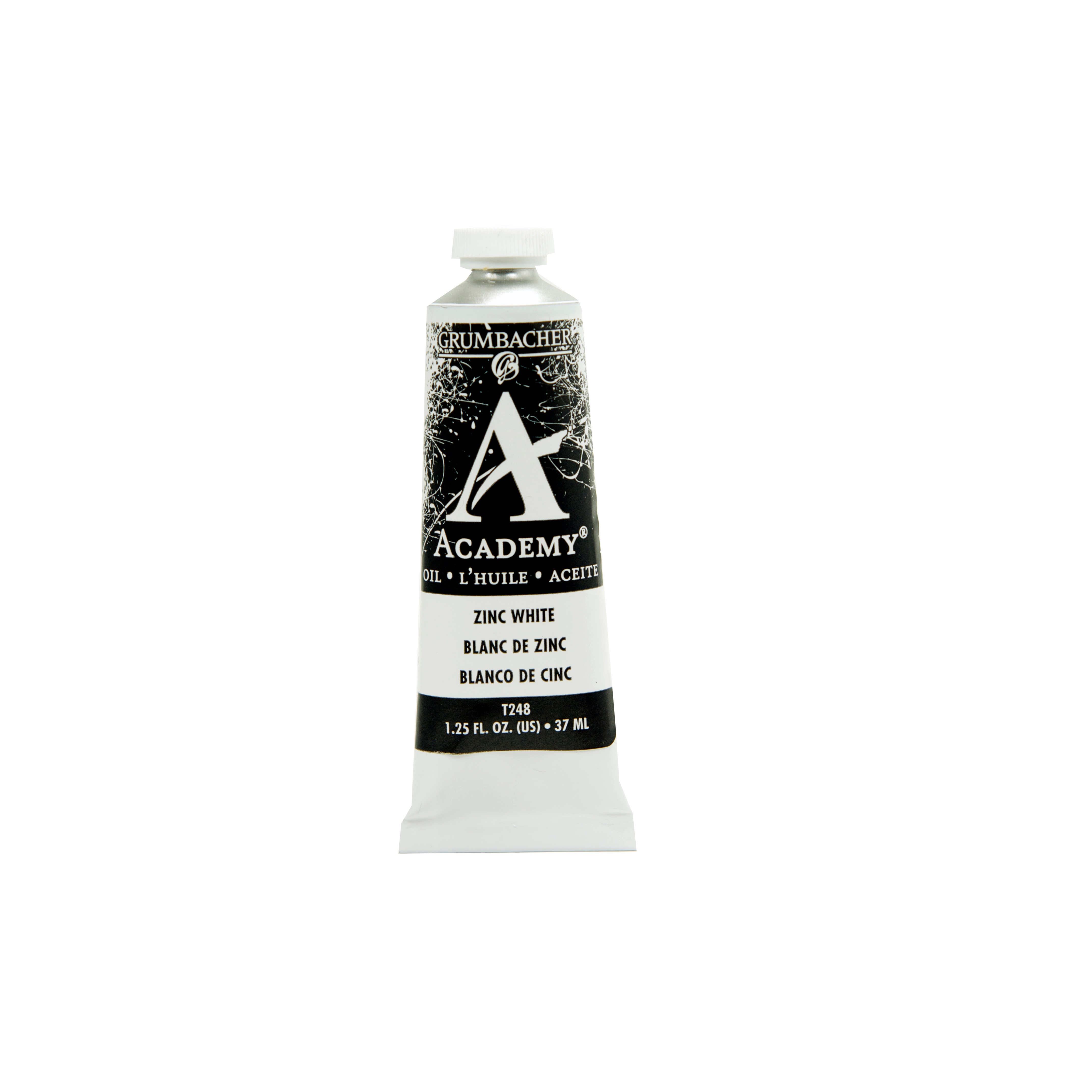 Grumbacher Academy Oil Color, 37ml Tube, Zinc White