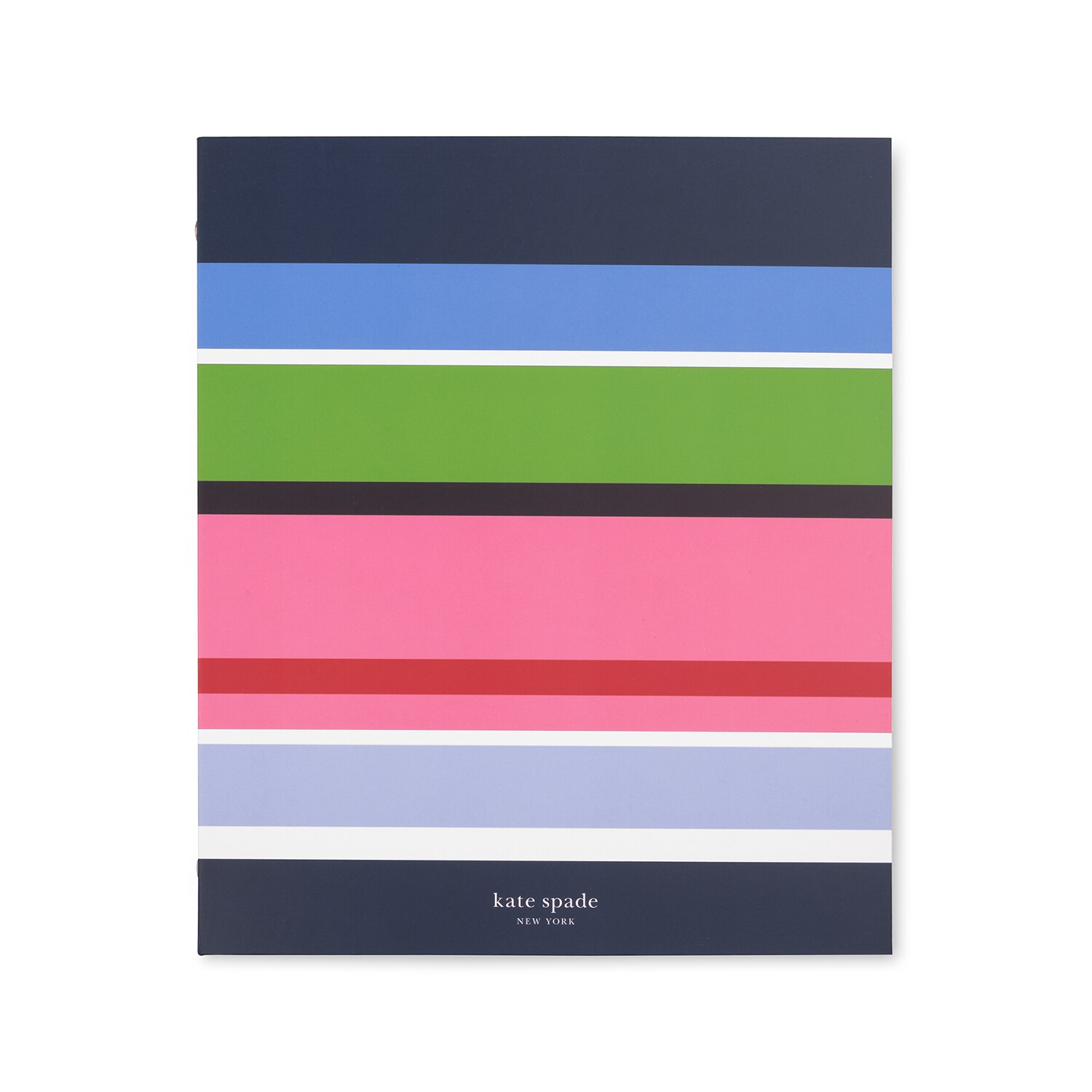 kate spade new york Three Ring Binder - Sunny Day Stripe